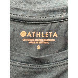 Athleta Womens Size Small Tank Shirt Sleeveless BlueGreen Activewear Training‎
